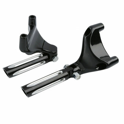 Rear Passenger Foot Pegs for Harley Sportster 883 1200 (2004-2013) Black