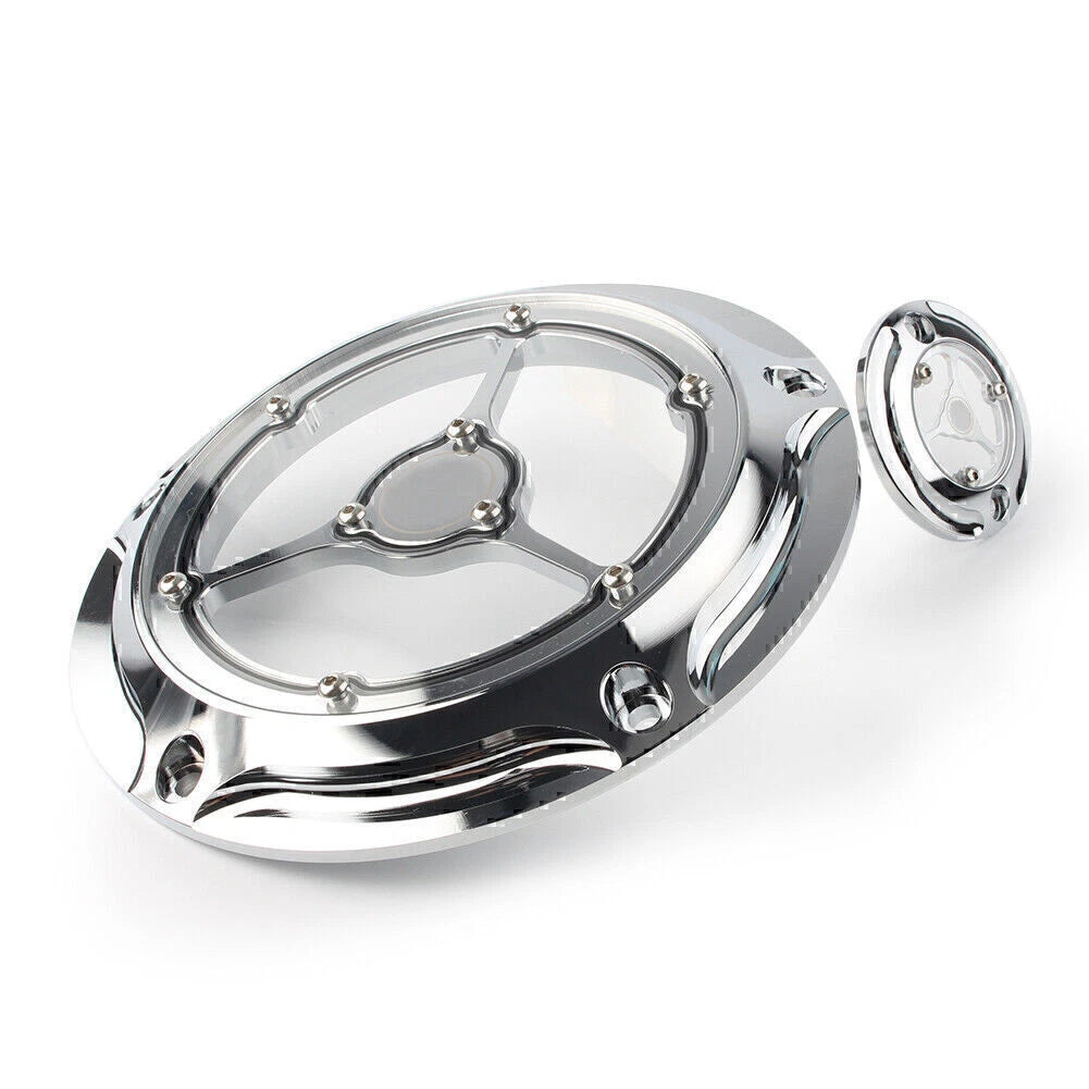 Clarity Derby & Timer Timing Covers Chrome for RSD Harley Touring (2016+)
