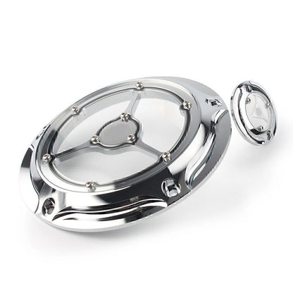 Clarity Derby & Timer Timing Covers Chrome for RSD Harley Touring (2016+)