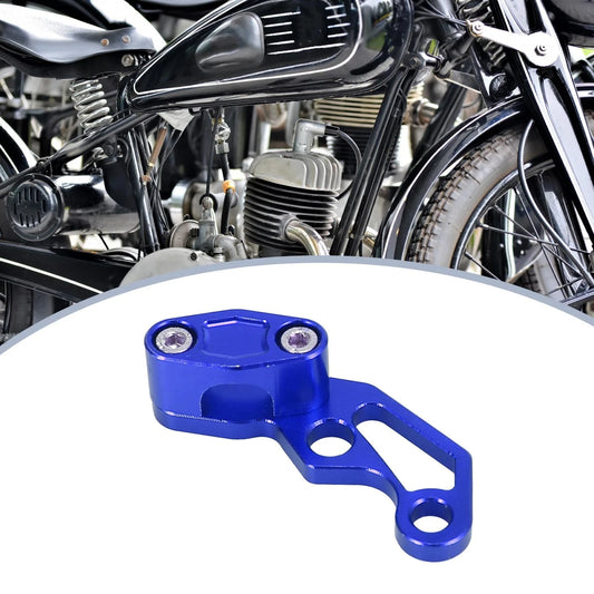 Front Brake Line Hose Clamp for Motorcycle Blue