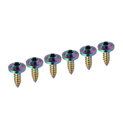 6pcs M5x15mm Titanium Torx Head Self Tapping Screws for Motor