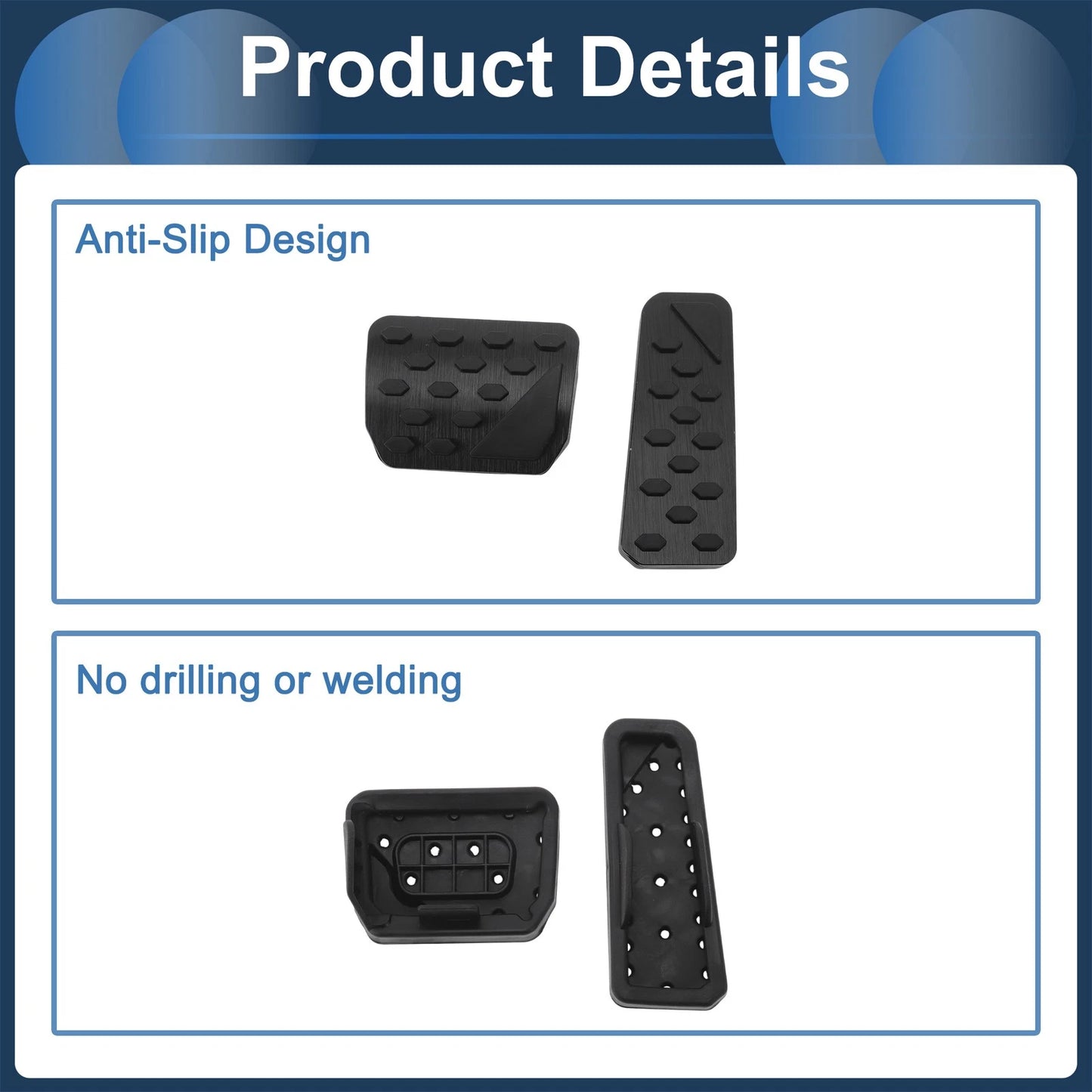 Automatic Foot Accelerator Pedal Covers for Jeep Grand Cherokee (2022-2025)
