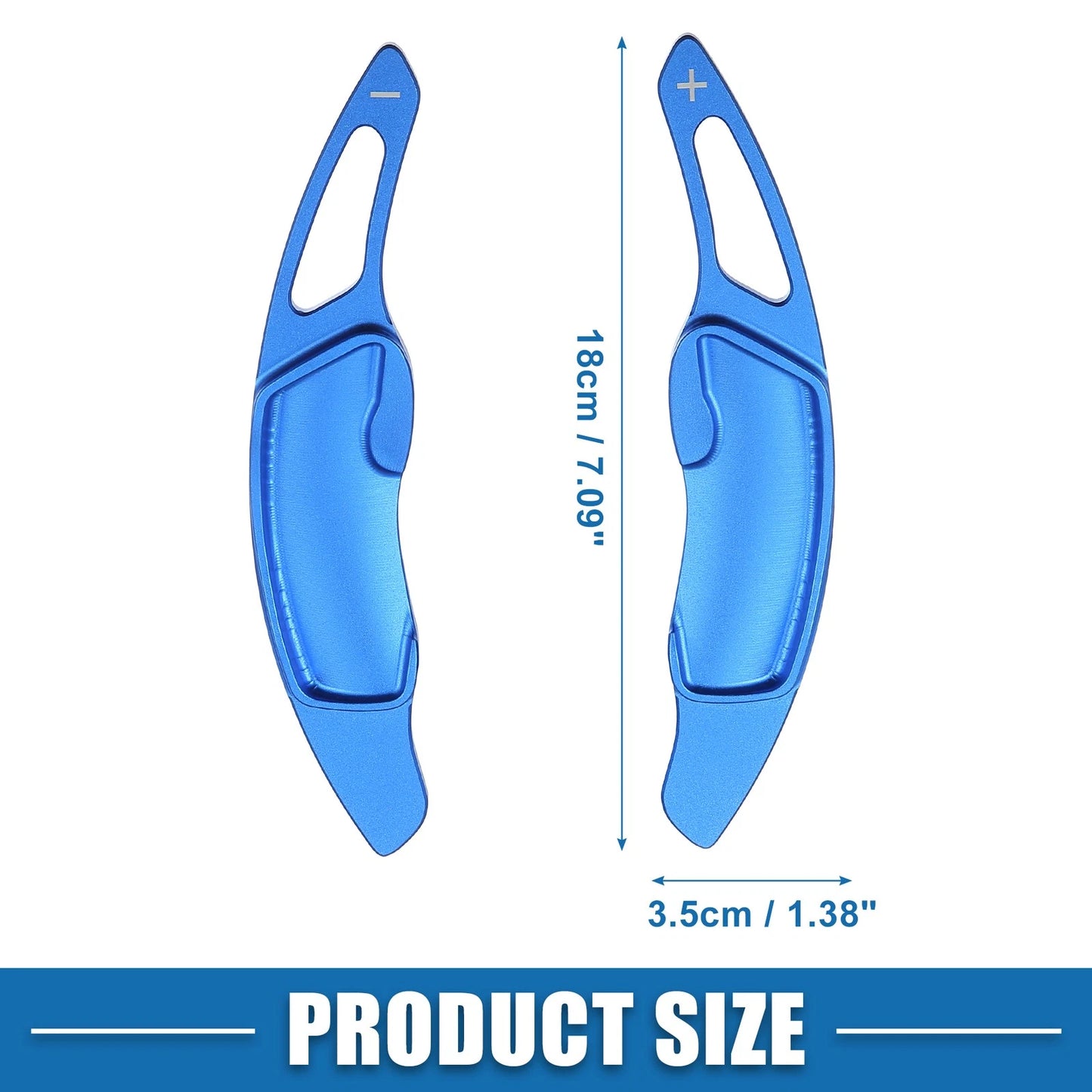 Steering Wheel Shift Paddle Covers for Subaru Legacy (2010-2018) - Blue (2x)