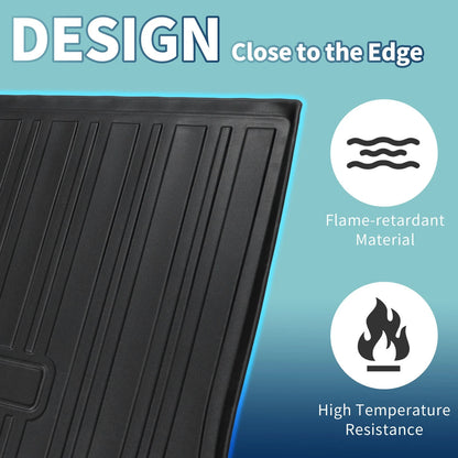 Flat Face Cargo Liner Rear Trunk Mat / 1 Pc for Buick Envision (2016–2020)
