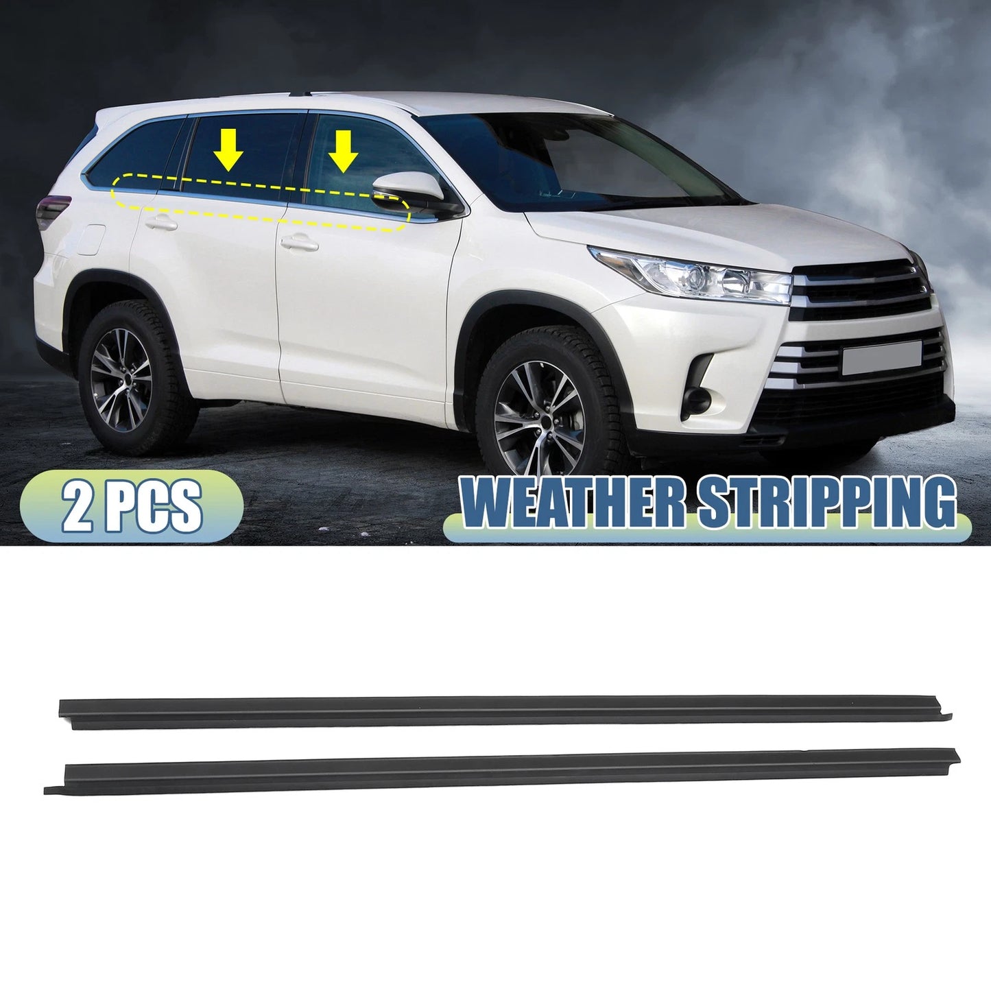 Window Glass Seals for Nissan D21 Base SE XE (1986-1997)