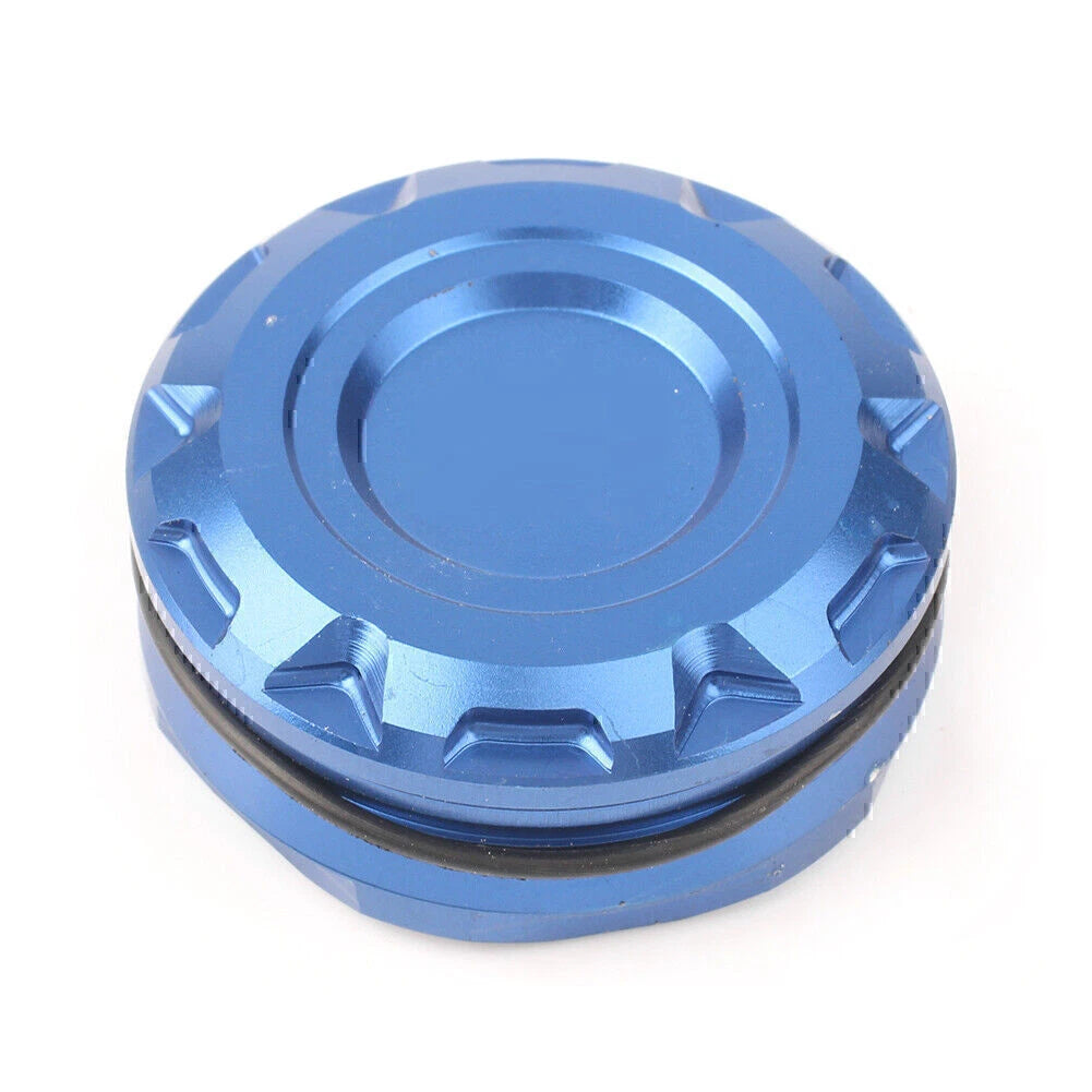 37MM CNC Rear Brake Fluid Reservoir Guard Blue for Kawasaki Yamaha Suzuki Honda