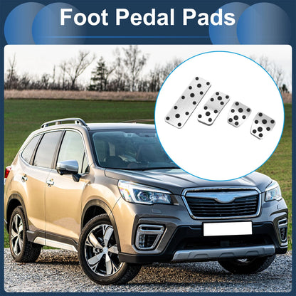 4 Pcs Foot Accelerator Pedal Covers for Subaru Forester (2006-2018)