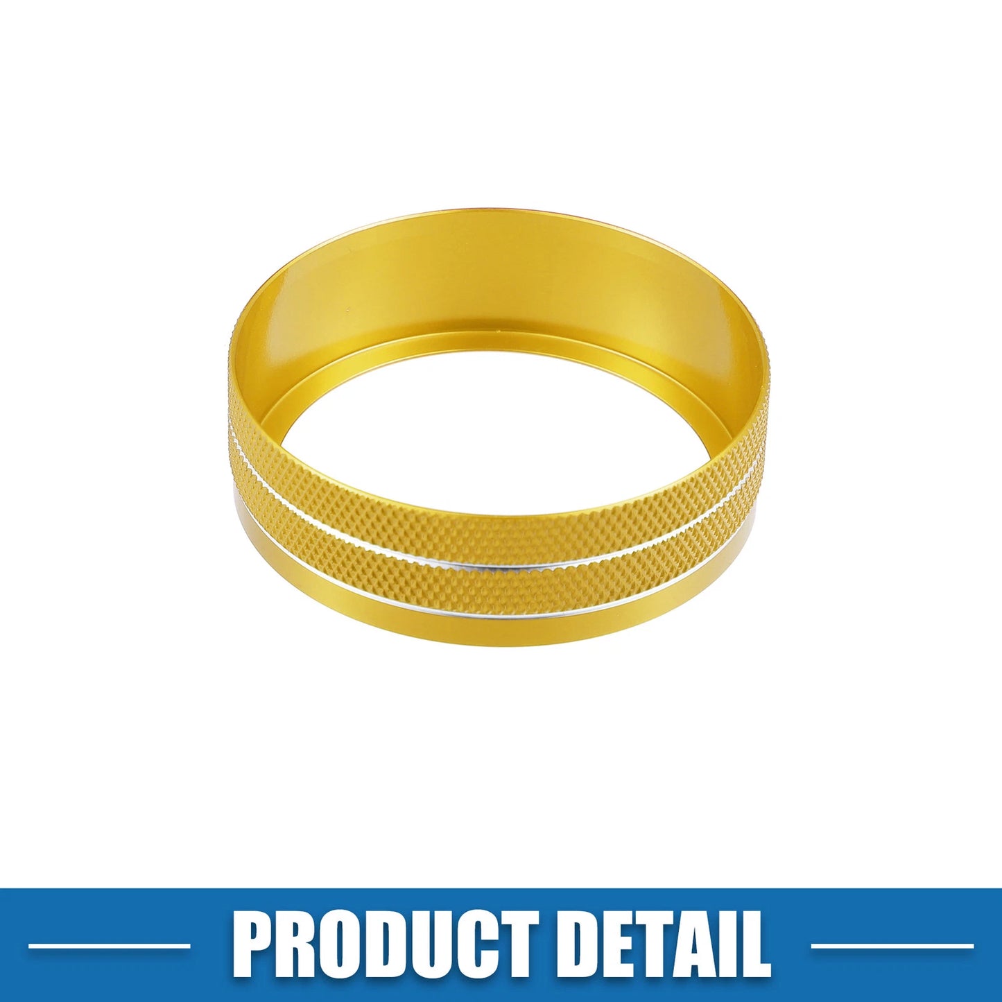 4WD Knob Cover Trim for Jeep Cherokee, Compass (2014-2021, 2017-2021) Gold Tone