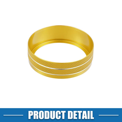 4WD Knob Cover Trim for Jeep Cherokee, Compass (2014-2021, 2017-2021) Gold Tone