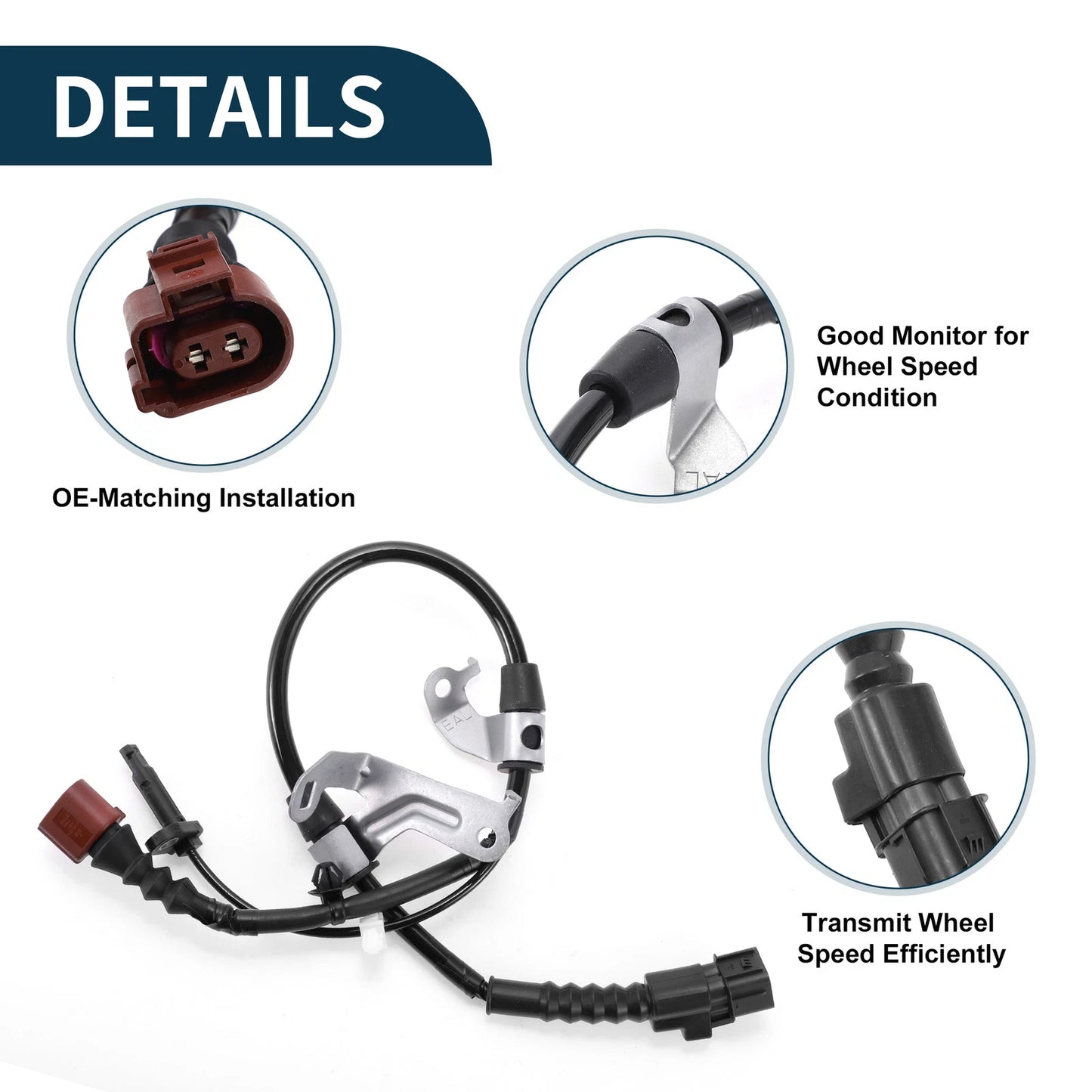 ABS Wheel Speed Sensor for Honda Civic Rear Left (2006-2011)