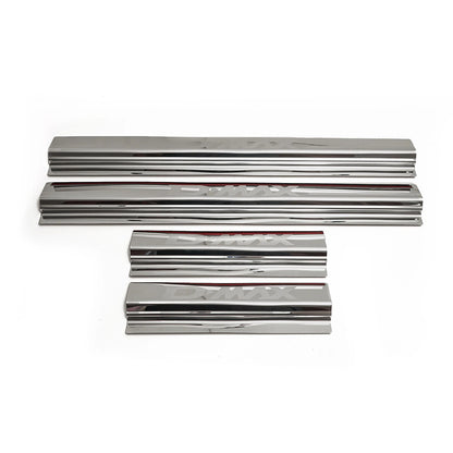 Scuff Plate Chrome Stainless 4 Doors for Isuzu D-Max Pickup (2020-2022)