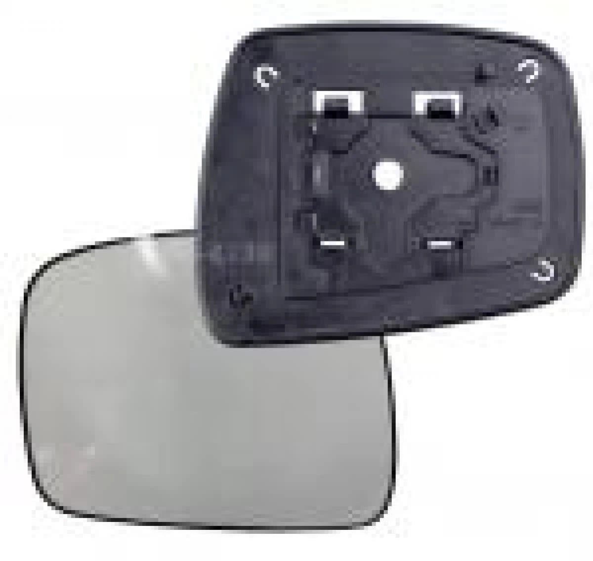 RH Rear View Mirror Glass Lens for Nissan Navara Frontier (2005-2009)
