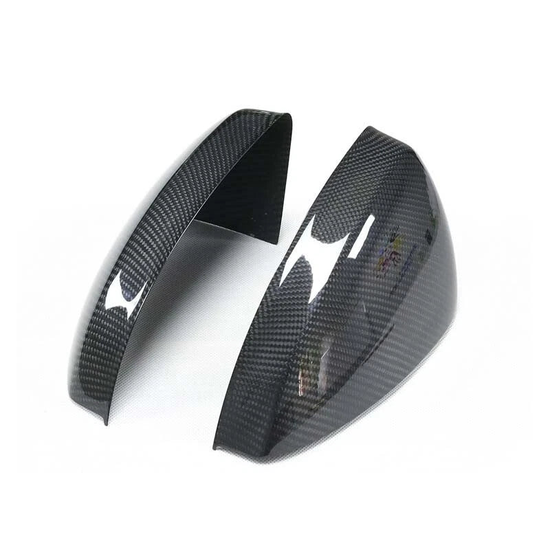 Dry Carbon Fiber Add-on Side Mirror Cover for Audi TT R8 16+ w/ Lane Assist