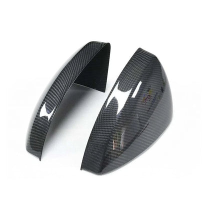 Dry Carbon Fiber Add-on Side Mirror Cover for Audi TT R8 16+ w/ Lane Assist