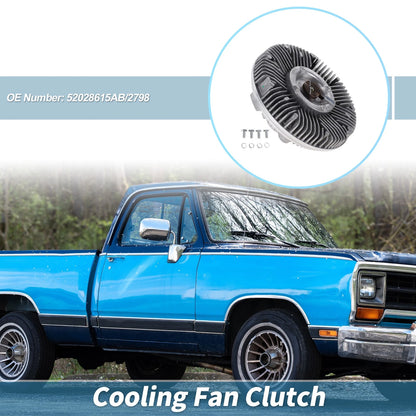 Engine Cooling Fan Clutch for Dodge Ram 2500 I6 5.9L Turbo