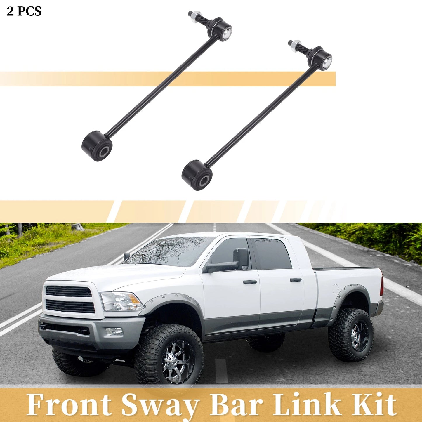 2 x Rear Stabiliser Sway Bar Links for Jeep Liberty, Dodge Nitro (2002-2012)