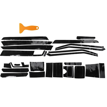 1 x Carbon Fiber Interior Trim Decals for Mercedes E-Class W212 (2009–2016)