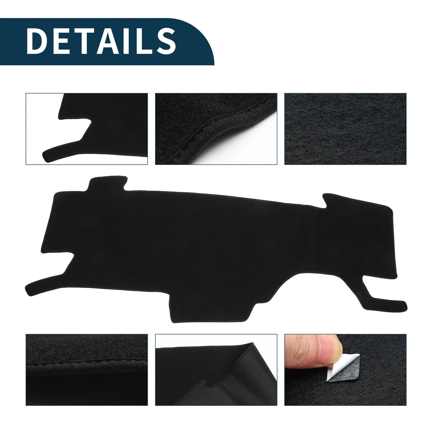 Dashboard Cover Mat for Nissan NOTE e-POWER E13 (2020-2024) Black 1 Set