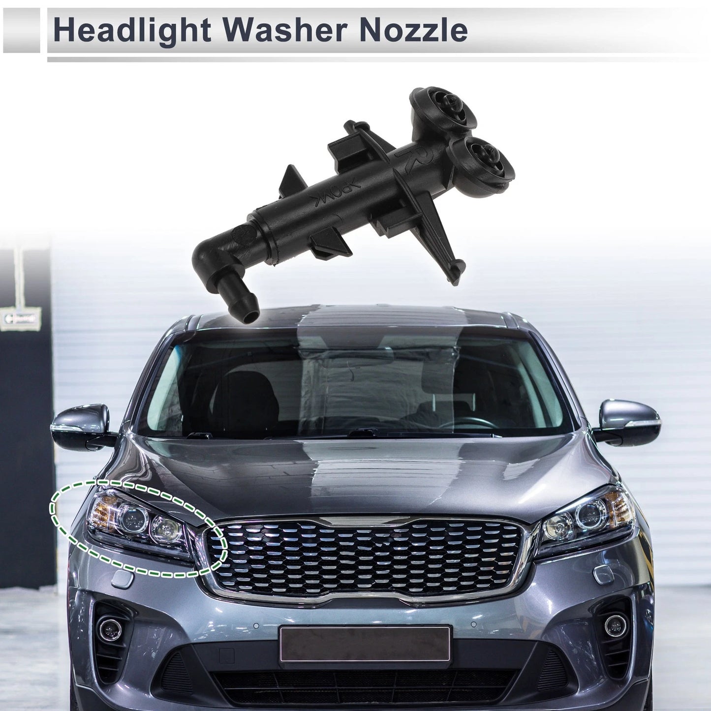 Headlight Washer Nozzle for Land Rover LR2 (2008-2012) 1 x