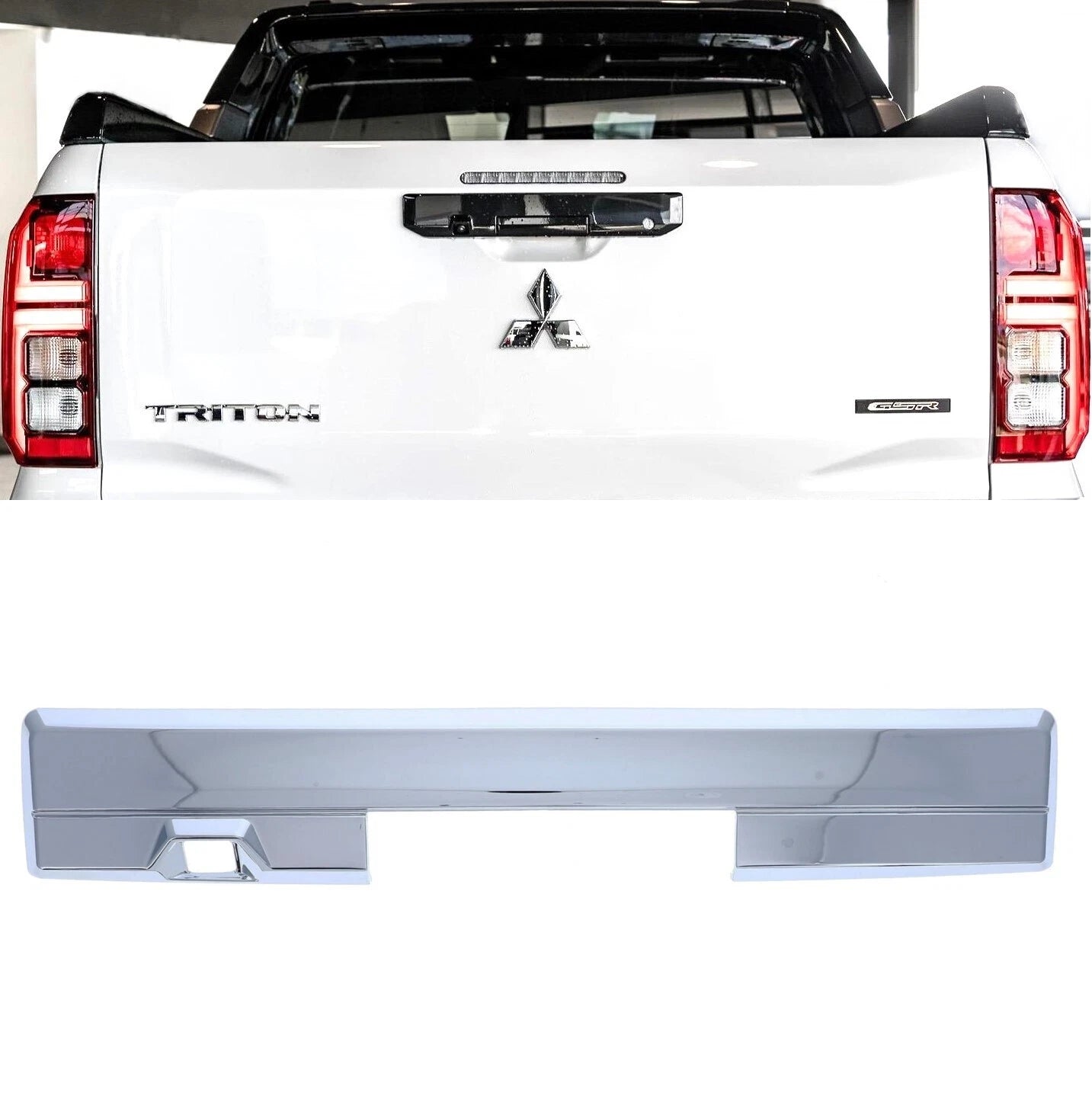 Chrome Tailgate Handle Bezel Trim for Mitsubishi Triton L200 (2018-On)