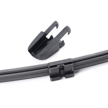 13" Universal Front & Rear Motorcycle Windshield Wiper Blades Set