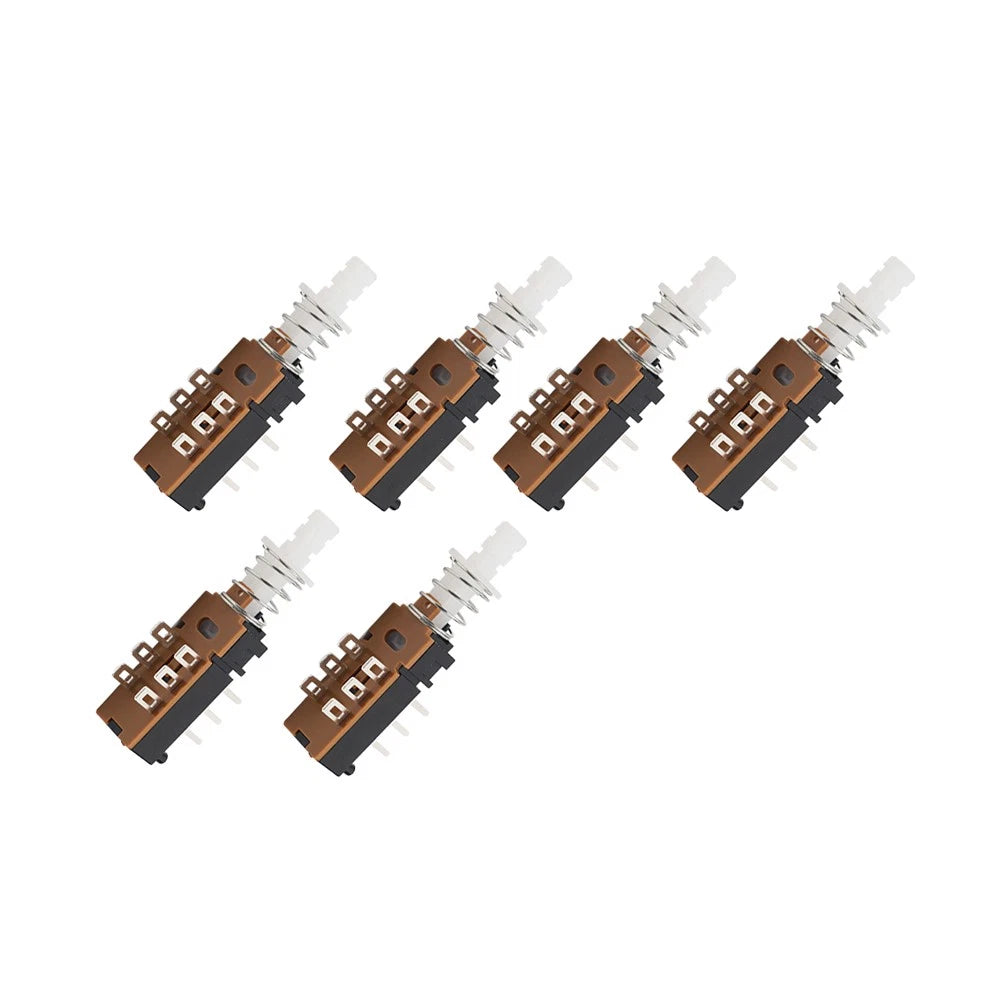 6 x Momentary Push Button Switch DPDT 2 Pole for Make & Model