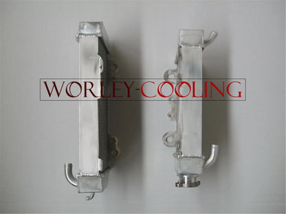 Aluminum Radiator for KAWASAKI KXF450 KX450F (2010-2011) + Y Hose Kit Green