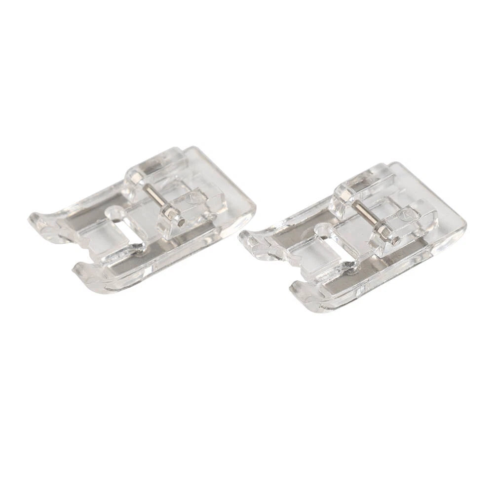 2 x Satin Stitch Snap-On Presser Feet for Juki Brother Singer Janome Babylock