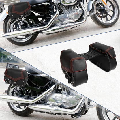 1 Pair Saddlebag Handlebar Bags for Motorbike