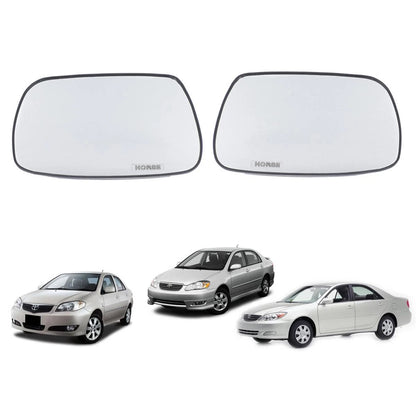 Side Mirror Glass Lens Pair Fits Toyota Corolla Altis ZZE121 E130 4D 2001-07 D06