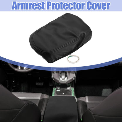 Microfiber Leather Black Armrest Cover for Volvo XC40 (2018-2022)