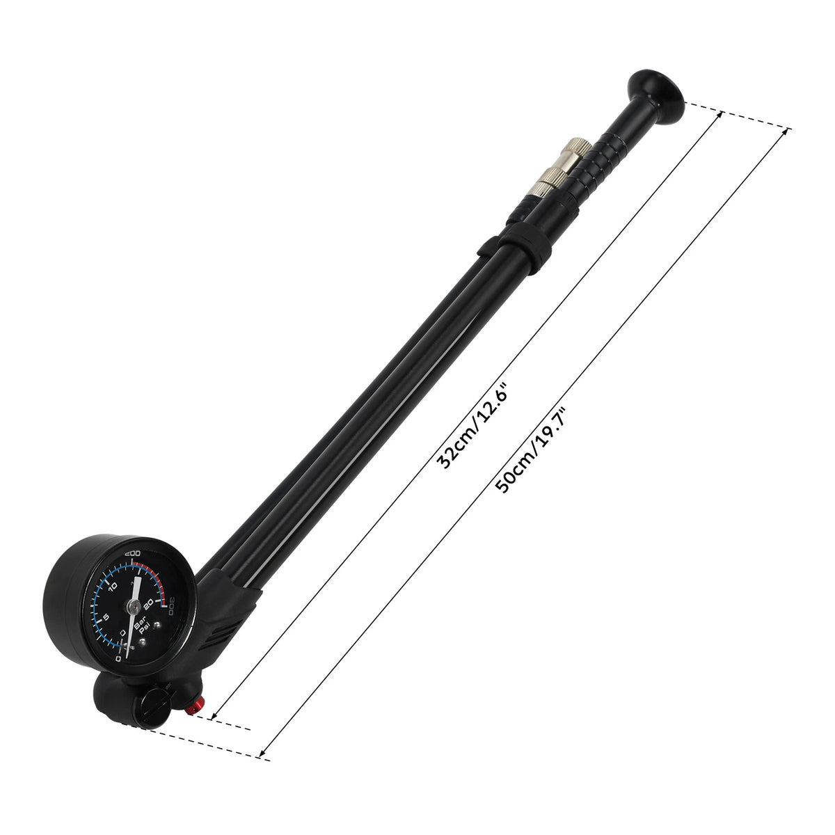 300PSI Suspension Air Shock Pump for Harley Road King Street Glide