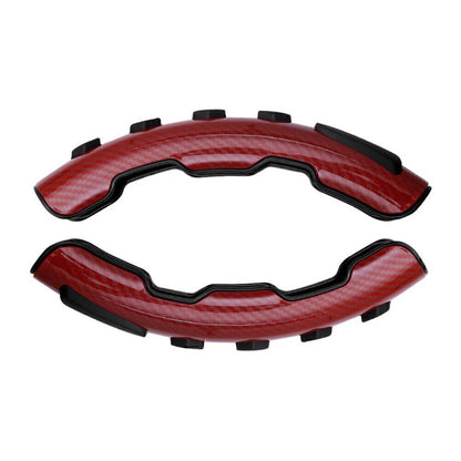 Red ABS Non-Slip Steering Wheel Covers for Honda Civic Accord CR-V