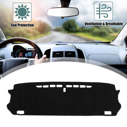 Black Dashboard Cover Mat Protector for Honda Fit (2020-2023)
