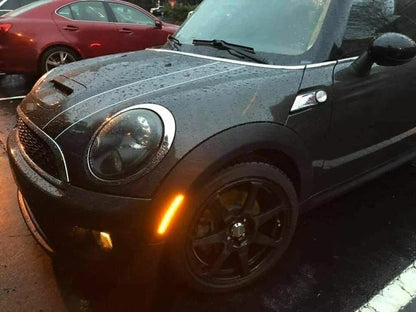 Amber & Red LED Side Marker Lights for Mini Cooper R55 R56 R57 R58 R59 R60 R61 (2007-2021)