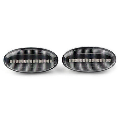 LED Dynamic Side Marker Sequential Blinker Amber Lights for Mazda 2 3 5 MPV