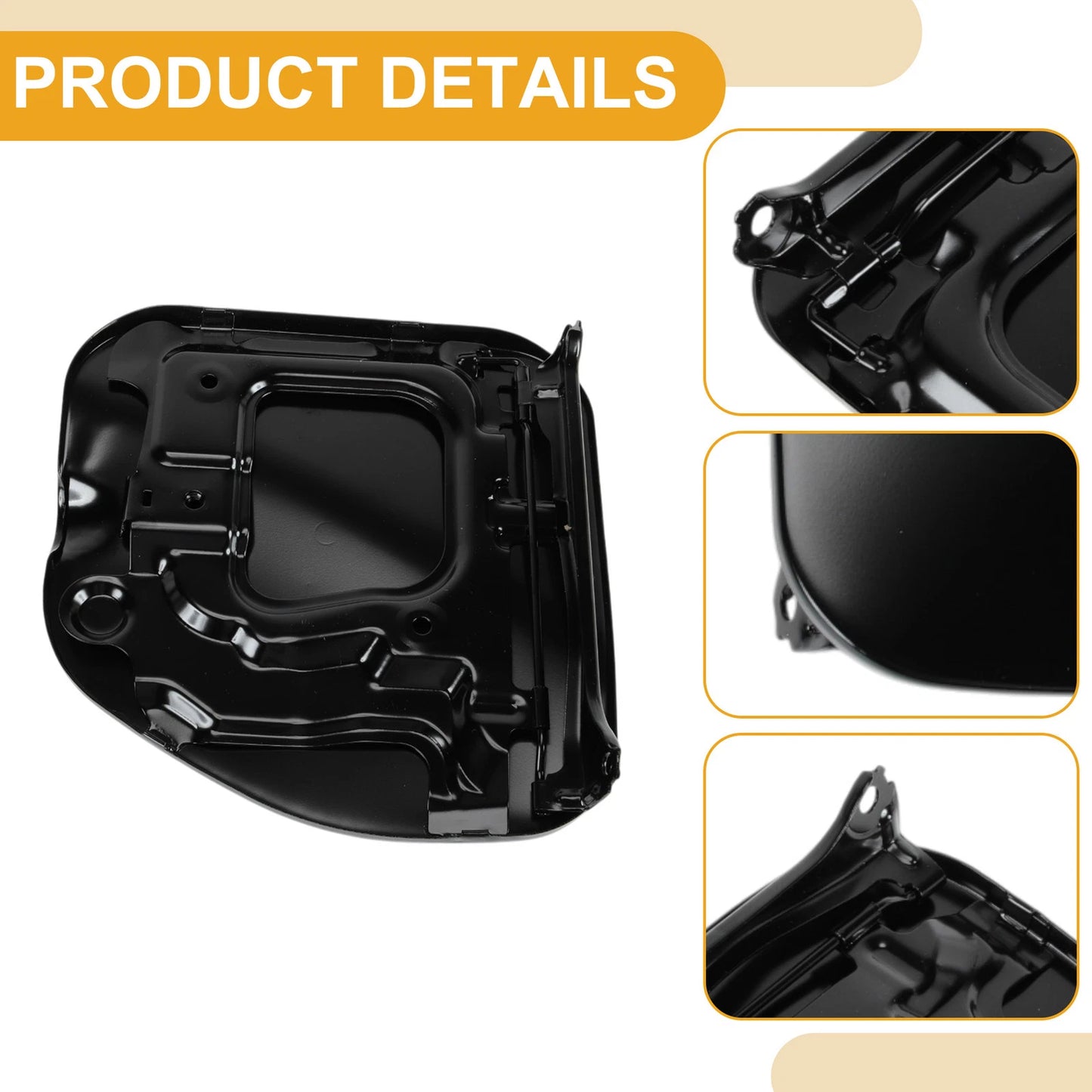 Fuel Tank Door Cap for Toyota Tacoma (2005-2015) Black Filler Flap Cover