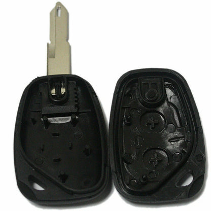 2 buttons Remote Key Shell Case Uncut blank Fits Renault VIVARO TRAFIC MASTER