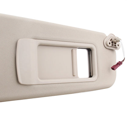 Beige Front Right Sun Visor for BMW E81 E90 E91 (2007-2013)