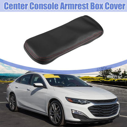 Center Console Armrest Box Cover for Chevrolet Malibu Black Red (2016-2023)