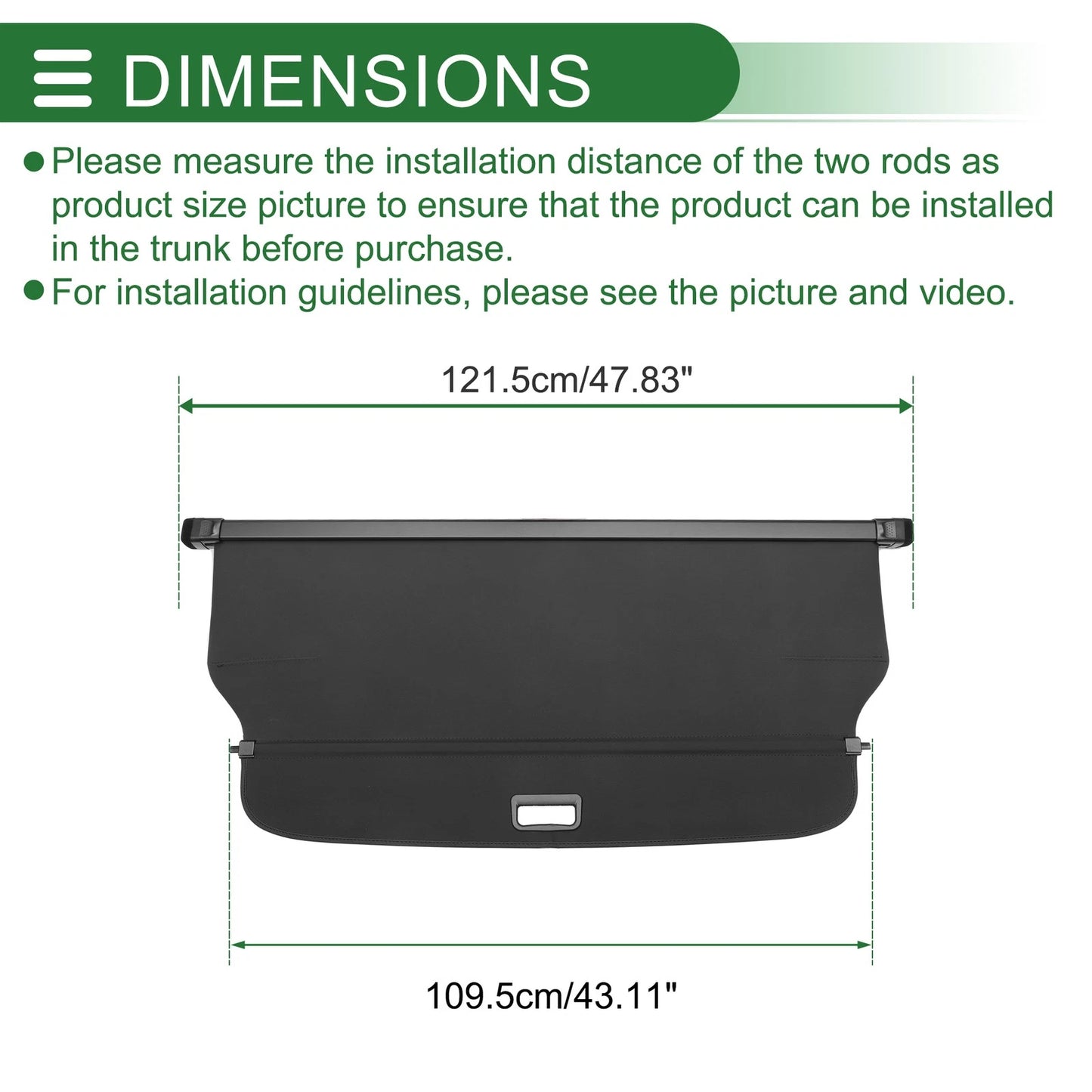 Cargo Cover for Toyota Corolla Touring Sports (2019-2023)