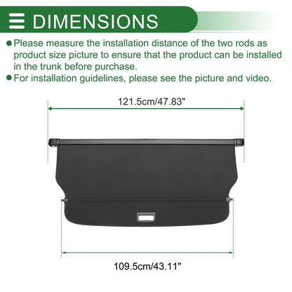 Cargo Cover for Toyota Corolla Touring Sports (2019-2023)