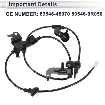 Rear Left ABS Wheel Speed Sensor for Toyota RAV4 (2014-2018) 1 x Sensor