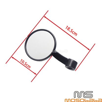 Handlebar End Rear View Mirrors for Harley, Yamaha, Honda, Suzuki, Ducati, Kawasaki