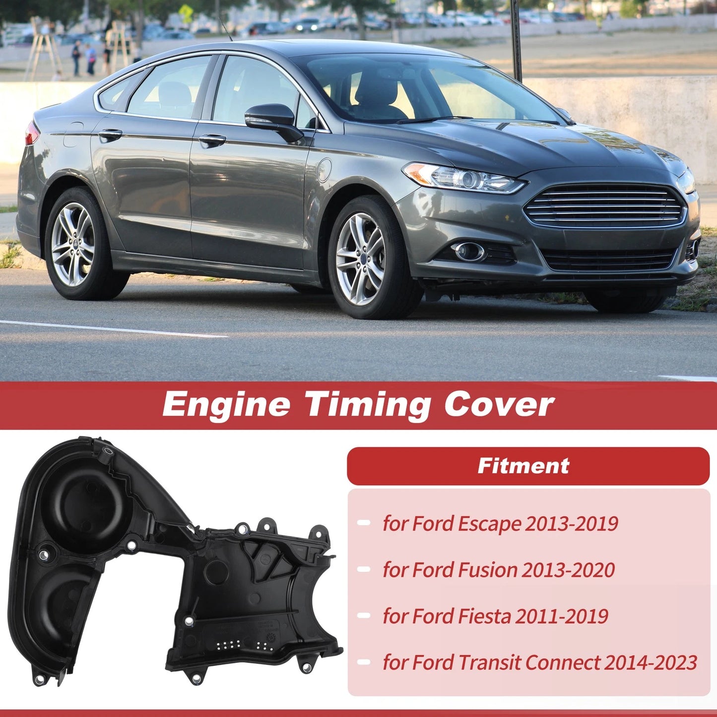 Engine Timing Cover for Ford Escape, Fusion (2013-2019)