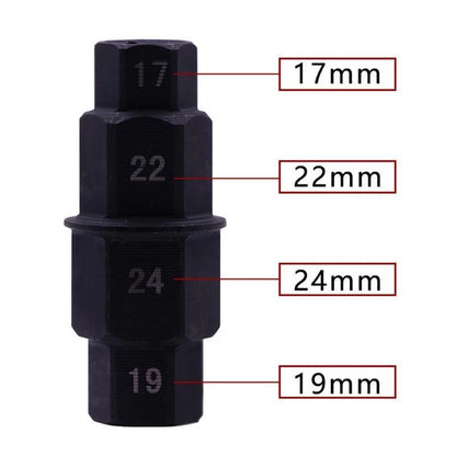 24mm Motorcycle Front Rear Wheel Axle Hex Spindle Driver Tool