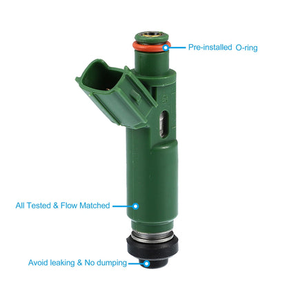 4pcs Car Fuel Injector Nozzle for Toyota Celica Matrix 1.8L (2003–2005)