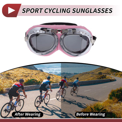 Set 1 Motorcycle Riding Goggles for PC Cycling Sunglasses