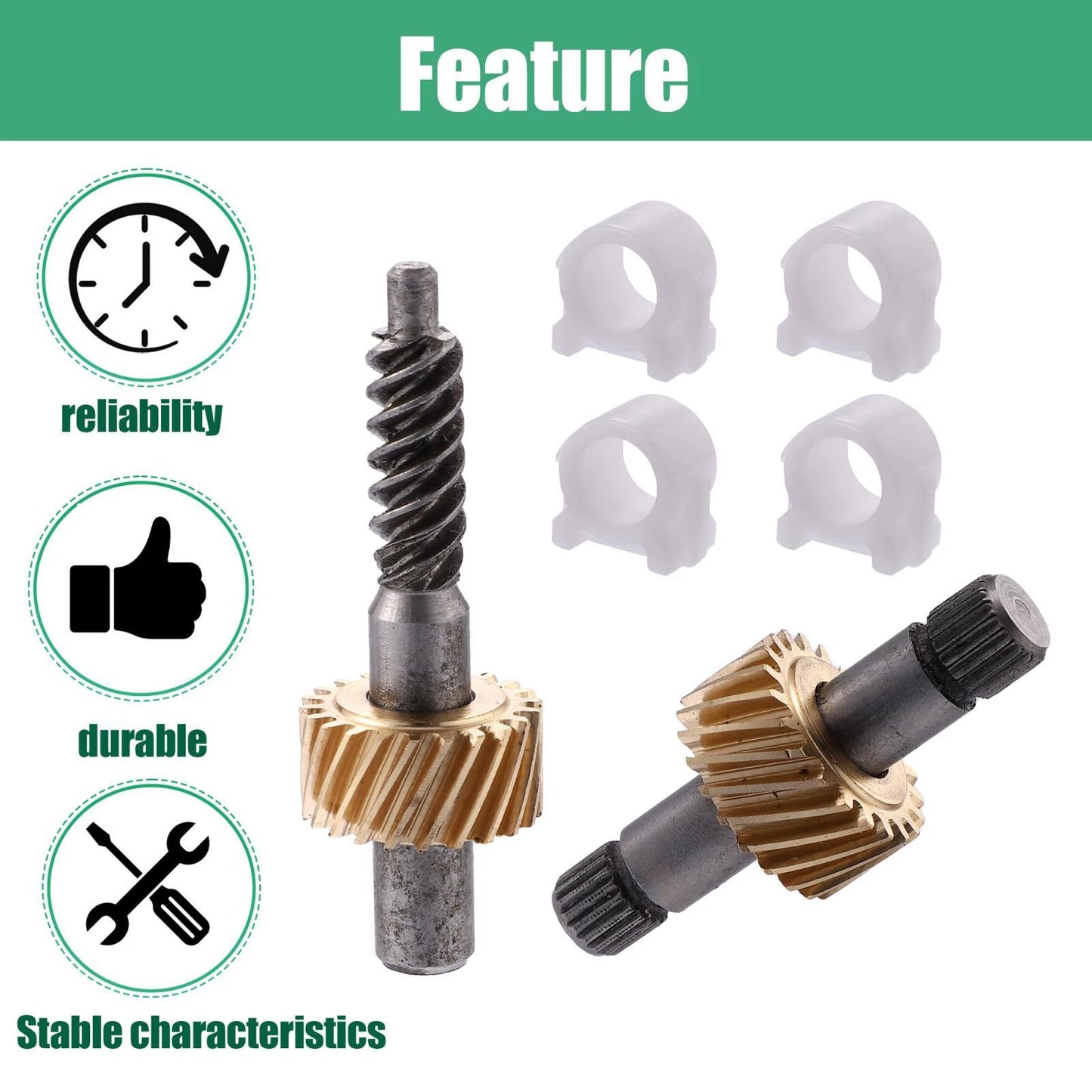 Convertible Top Latch Motor Gear Repair Kit for BMW E36 E46 E64 (1990-2006)