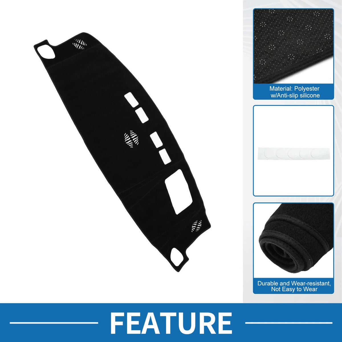Dashboard Dash Cover Mat for Chevrolet Suburban / Chevy Tahoe (2021-2023)